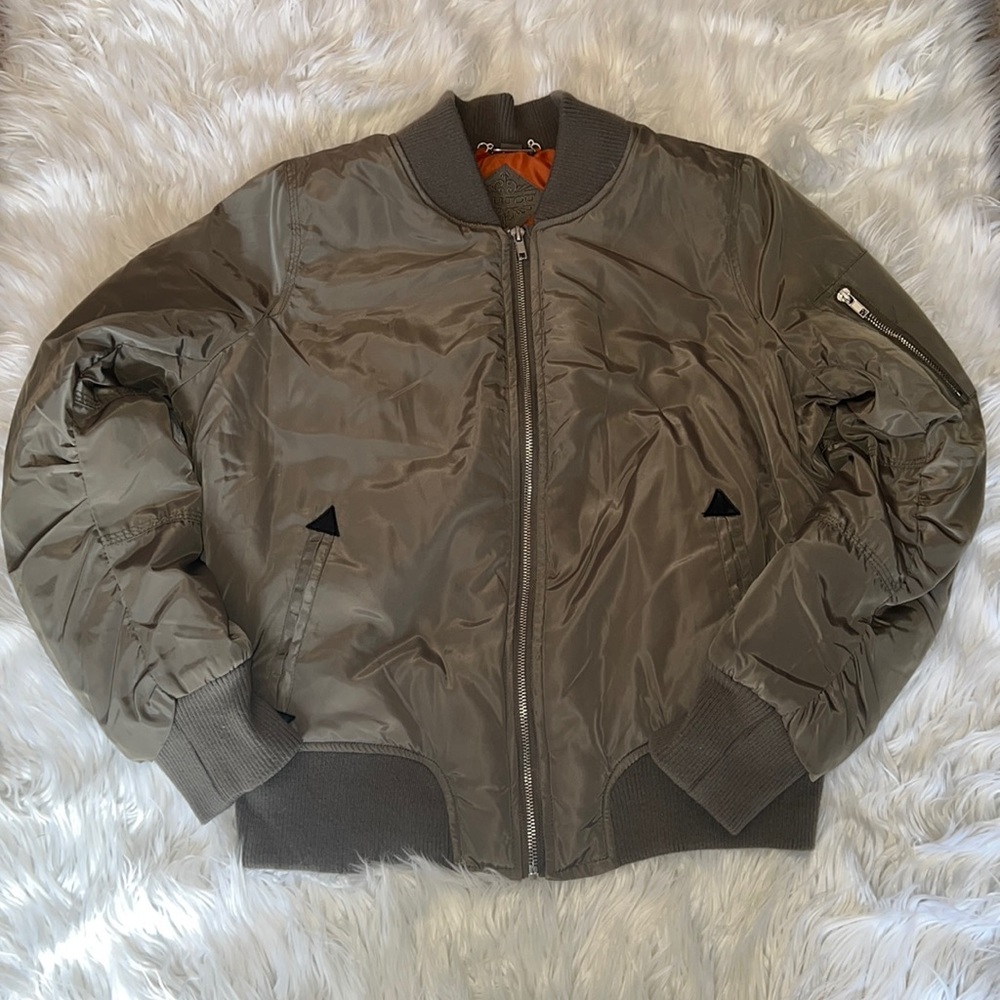 Army Green Bomber Jacket